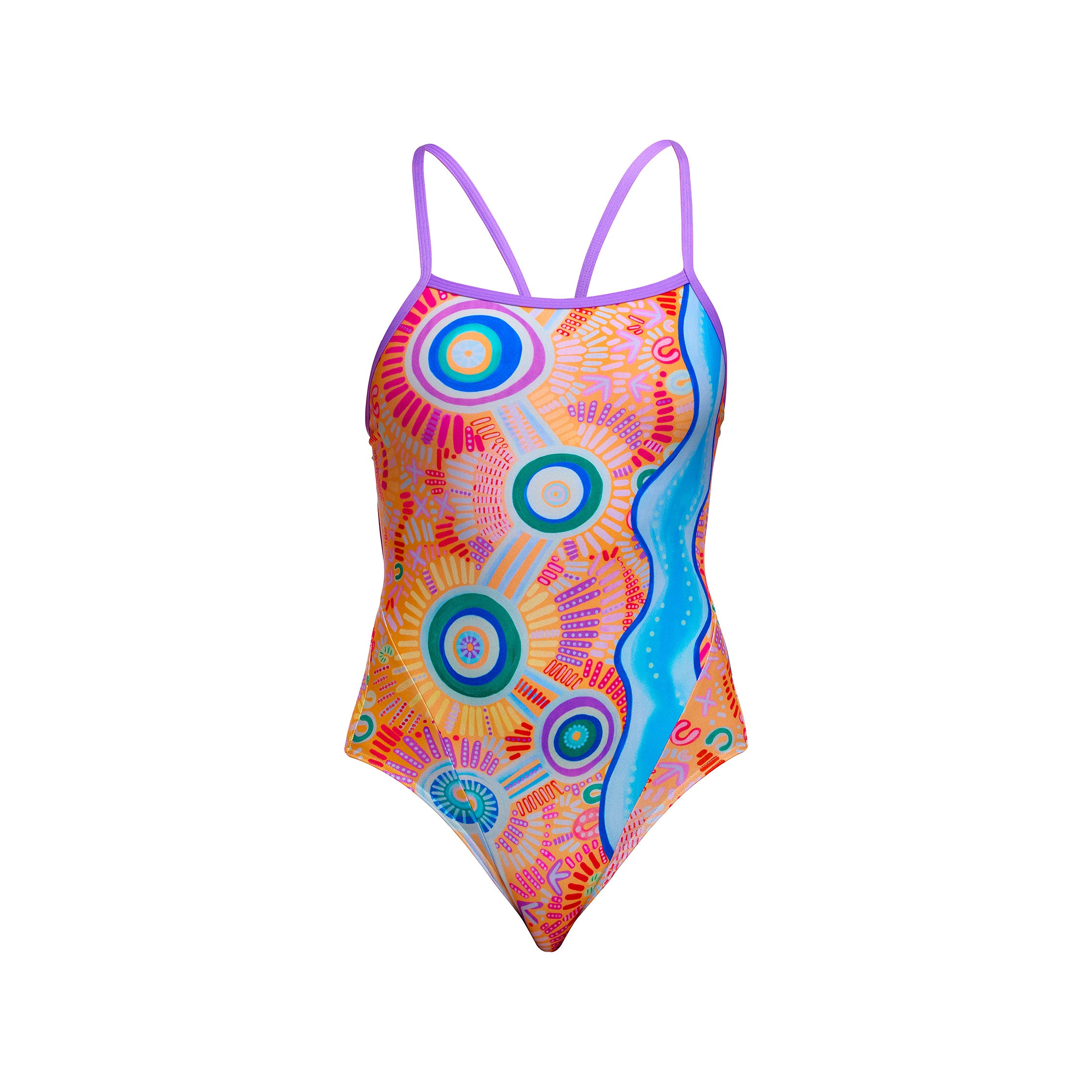Ladies Single Strap One Piece Kulin Colour