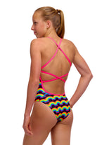 Girl's Strapped In One Piece Rainbowie