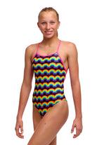 Girl's Strapped In One Piece Rainbowie