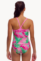 Funkita Girls Swim Steady Tankini & Brief Tropic Palm | Swimwear Shack