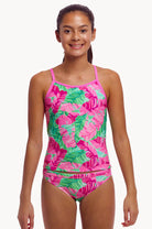 Funkita Girls Swim Steady Tankini & Brief Tropic Palm | Swimwear Shack