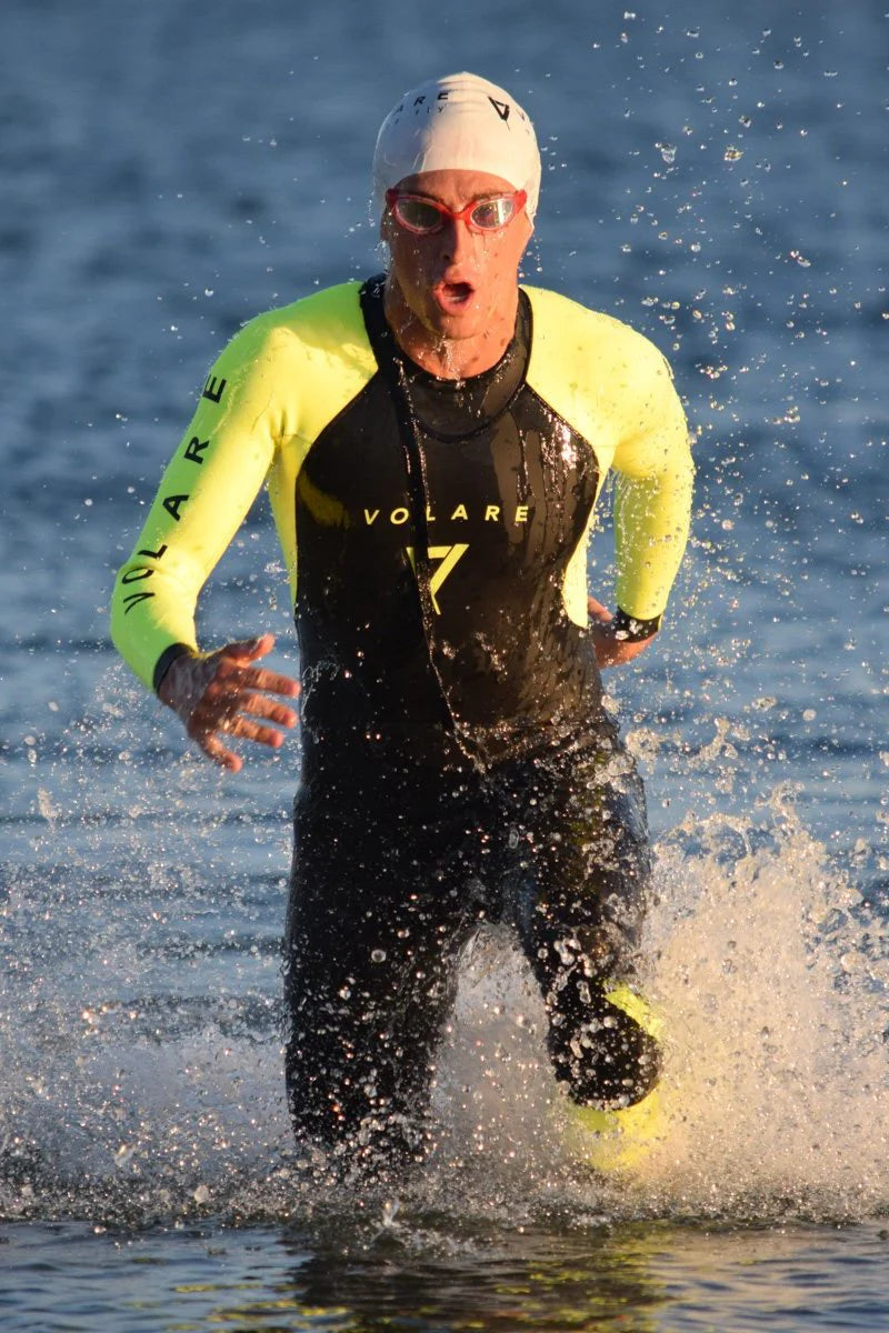 Volare V1 Men's Triathlon Wetsuit | High-Vis Yamamoto Neoprene | Swimwear Shack