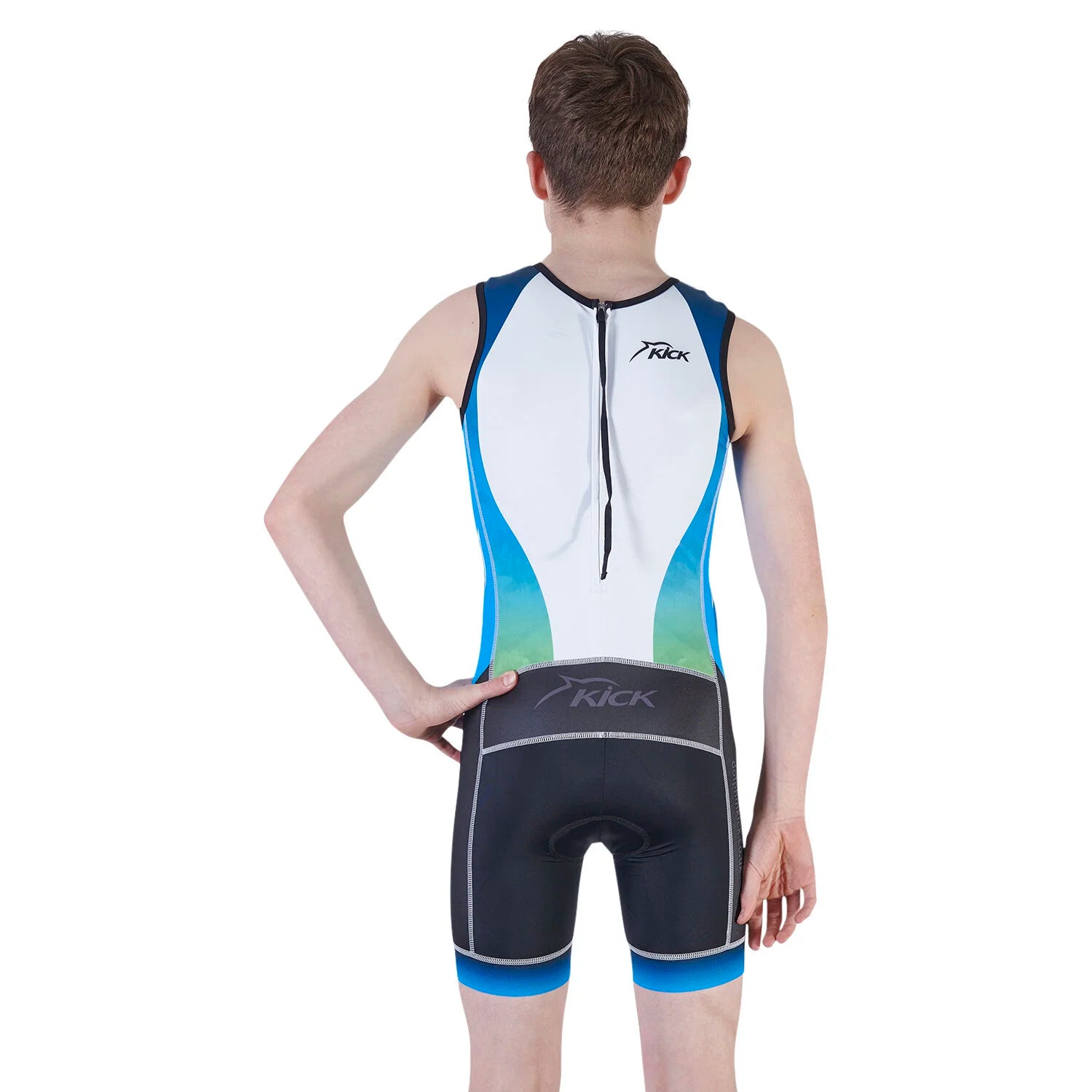 Dolphin Kick Team Tri Suit Back Zip | Junior Triathlon Suit | Swimwear Shack