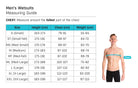 V-Force VIII Men's Triathlon Wetsuit Size Chart