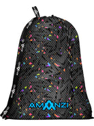 Amanzi Stardust Mesh Bag. Breathable, lightweight & bold — perfect for carrying wet swim gear to and from the pool.