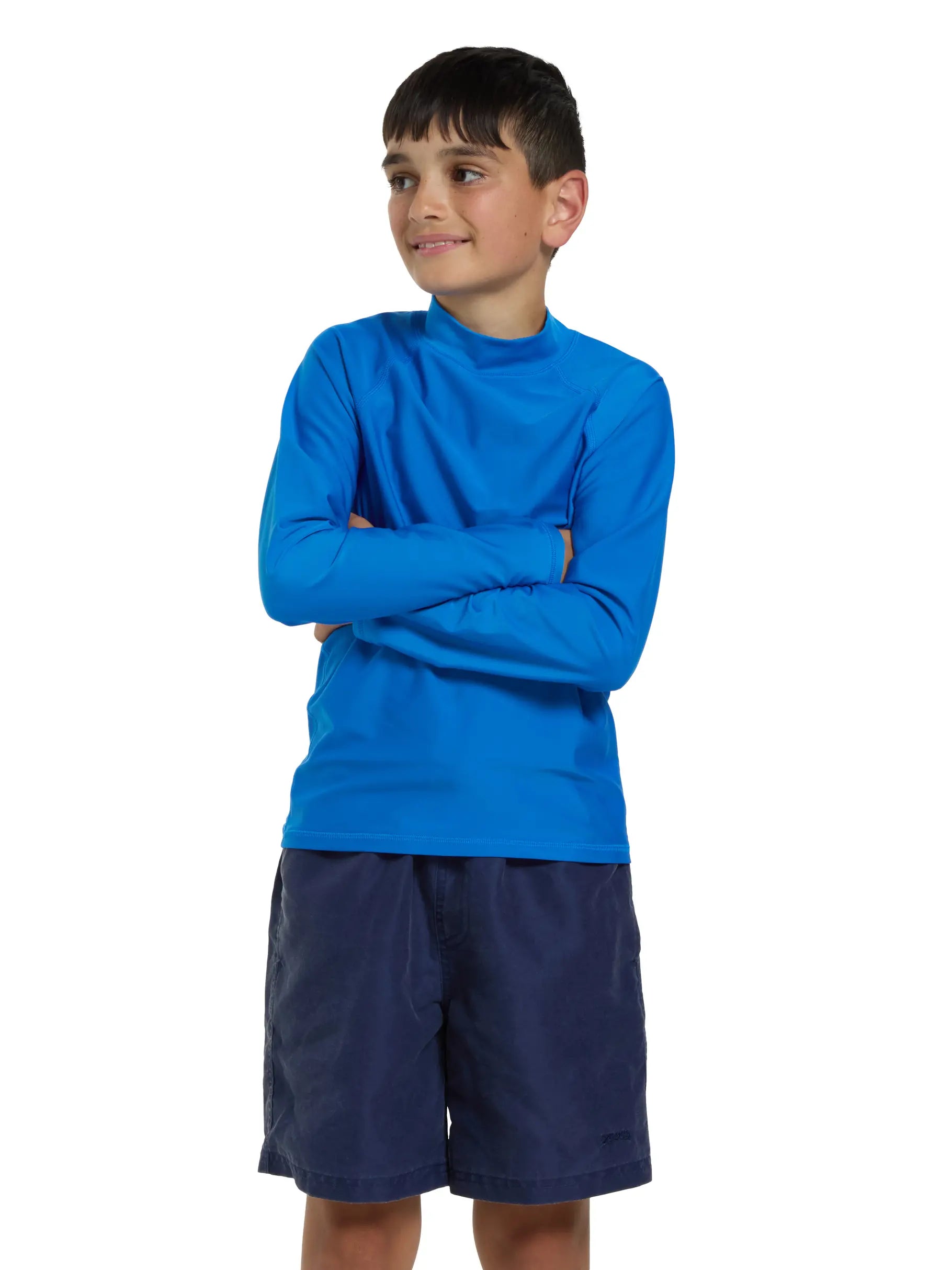 Zoggs Bells Long Sleeve Sun Top in Blue Sky. UPF 50+ protection, quick-dry fabric & four-way stretch