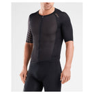 2XU Men's Comp Sleeved Tri Top – Black/Gold | Swimwear Shack
