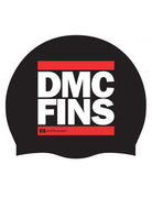 DMC Fins Black Swim Cap | Comfortable & Durable Silicone Cap | Swimwear Shack