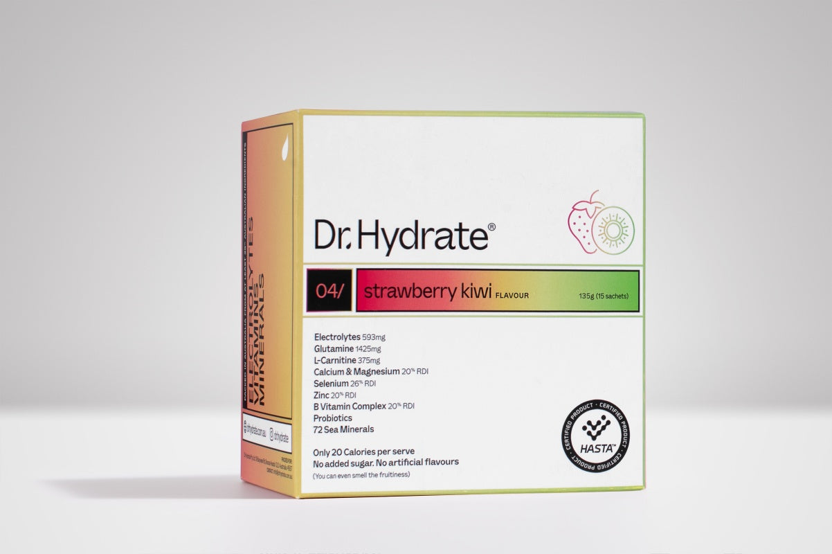 Dr. Hydrate Strawberry Kiwi Sachet Pack – Electrolyte Hydration | Swimwear Shack