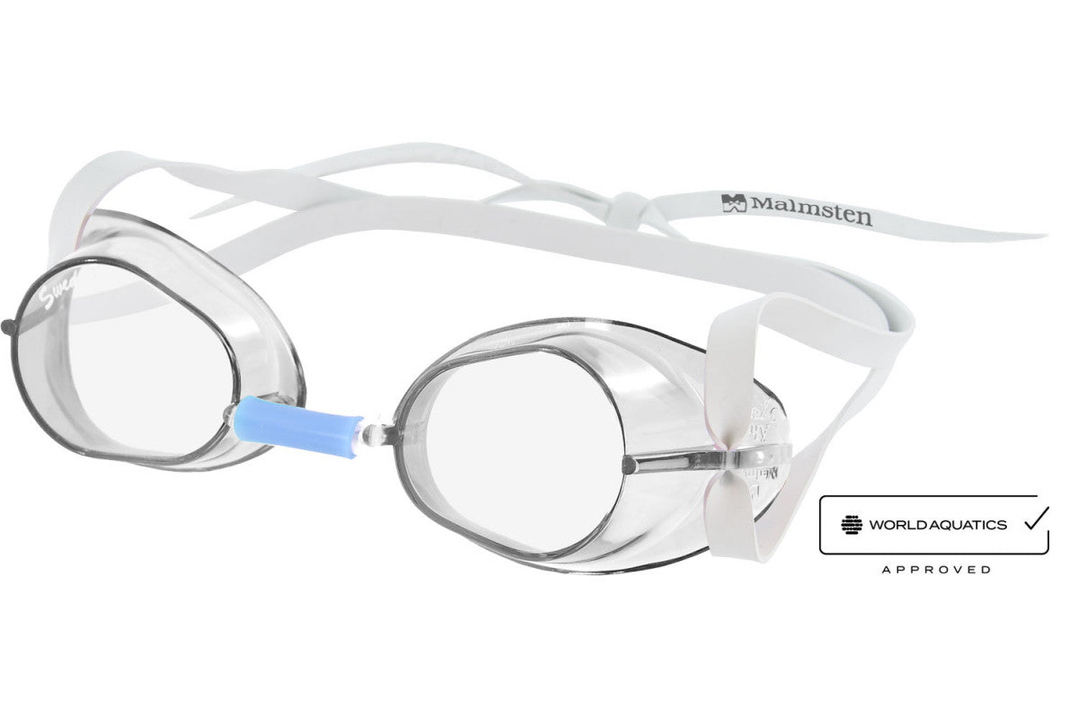Malmsten Swedish Goggle Clear | FINA Approved Swim Goggles | Swimwear Shack