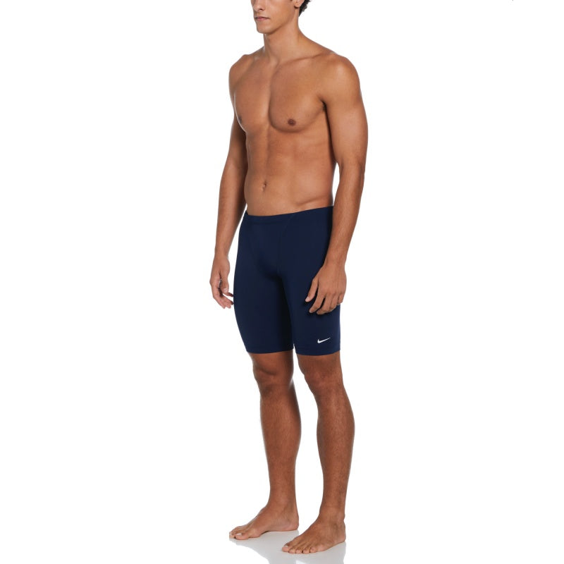 Nike Hydrastrong Men’s Solid Jammer – Navy | Durable Training Swimwear