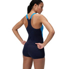 Speedo Womens Hyperboom Splice Tankini Set | Lagoon Blue | Swimwear Shack