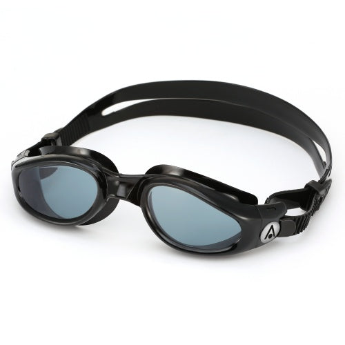 Aqua Sphere Kaiman Goggle Black Frame Smoke Lens | Swimwear Shack