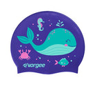 Vorgee Character Silicone Cap – Whale | Kids Swim Cap | Swimwear Shack