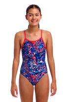 Funkita Girls Diamond Back One Piece – Mad Cat | Swimwear Shack