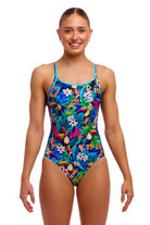 Funkita Ladies Diamond Back One Piece – Birdie Wordie | Swimwear Shack