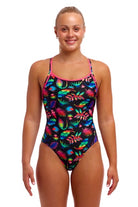 Funkita Ladies Diamond Back One Piece – Lost Leaf| Swimwear Shack