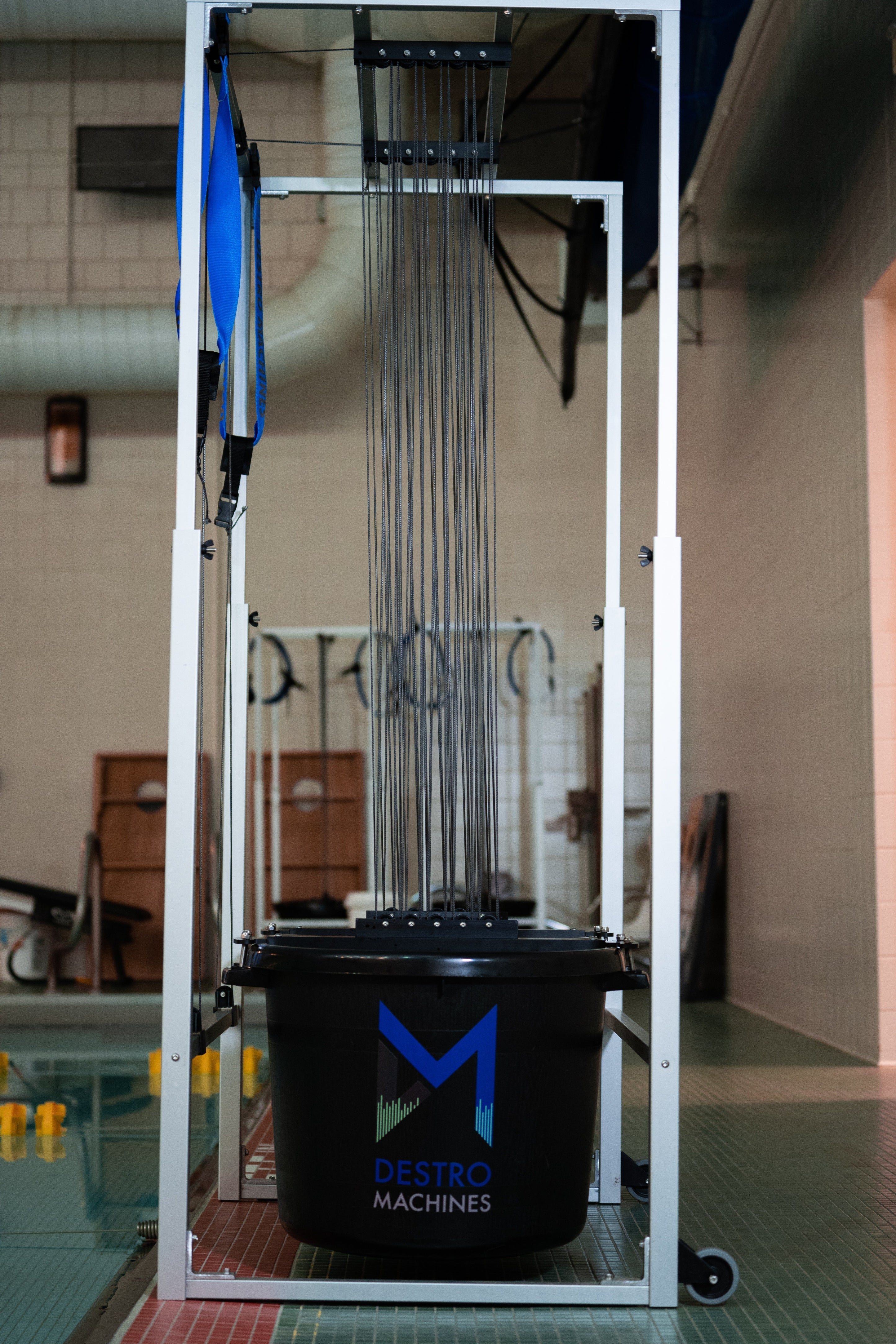 Destro Machines Double Swim Tower – Dual-Station Resistance Training | Swimwear Shack