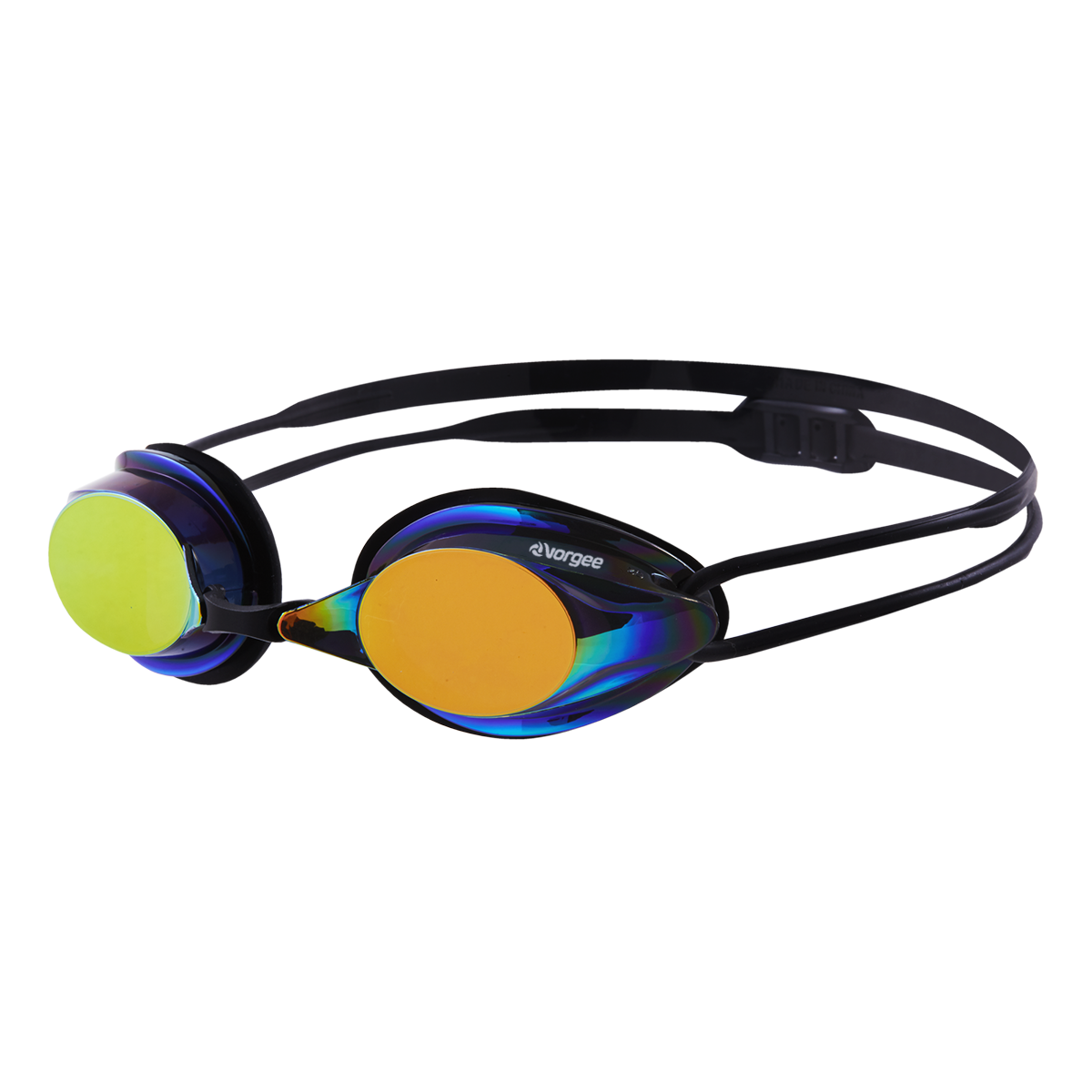 Vorgee Eclipse Mirror Lens Goggles – Black | Premium Comfort & Vision | Swimwear Shack