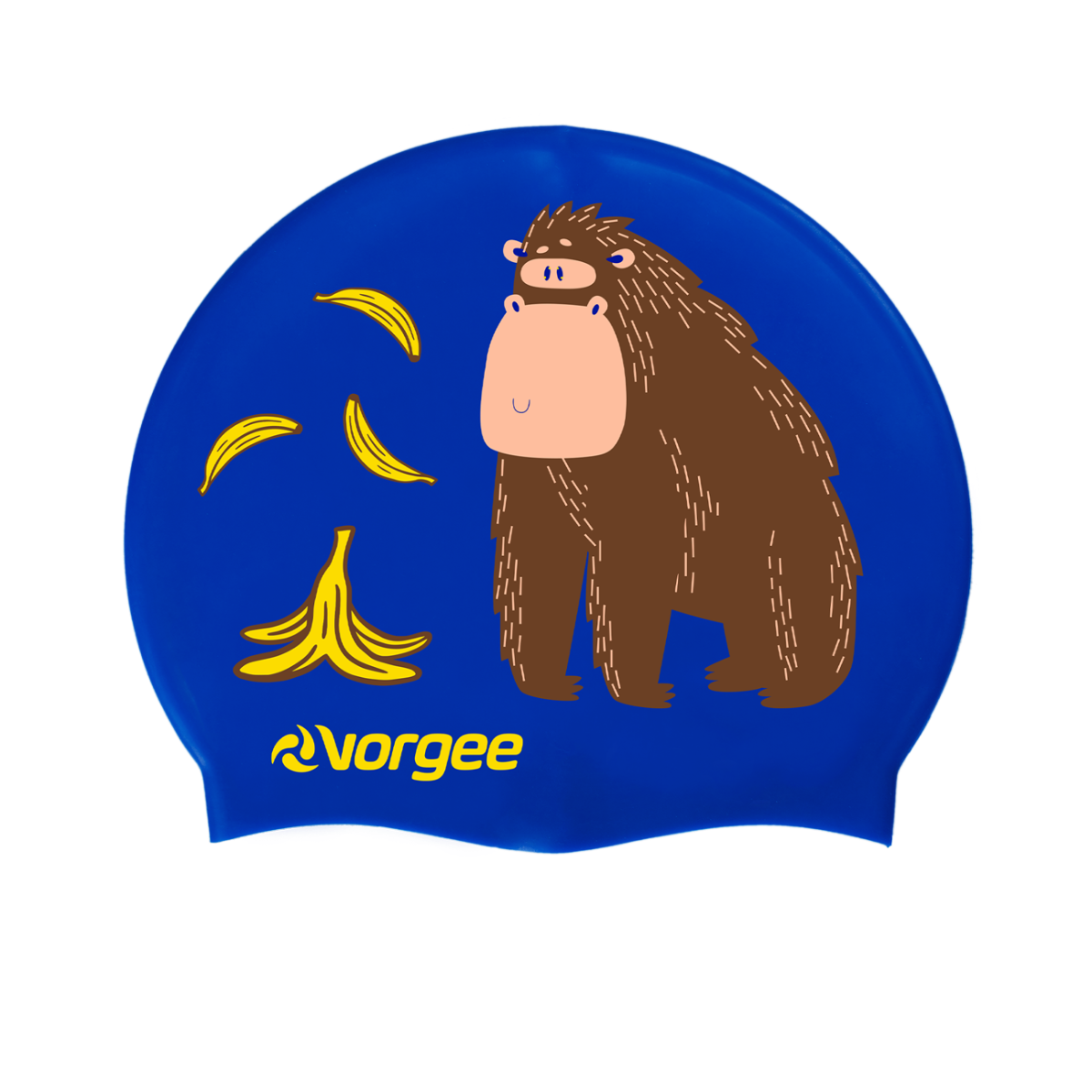 Vorgee Junior Gorilla Silicone Swim Cap | Fun & Durable Kids Cap