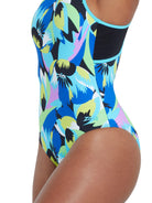 Zoggs Womens Ecofeel Crossback Thermal One Piece | Silver Lining | Swimwear Shack