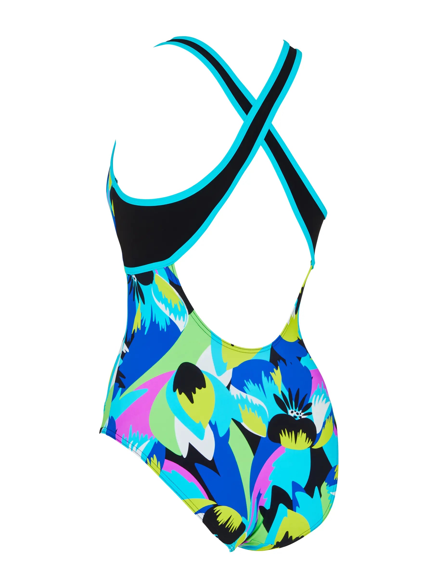 Zoggs Womens Ecofeel Crossback Thermal One Piece | Silver Lining | Swimwear Shack