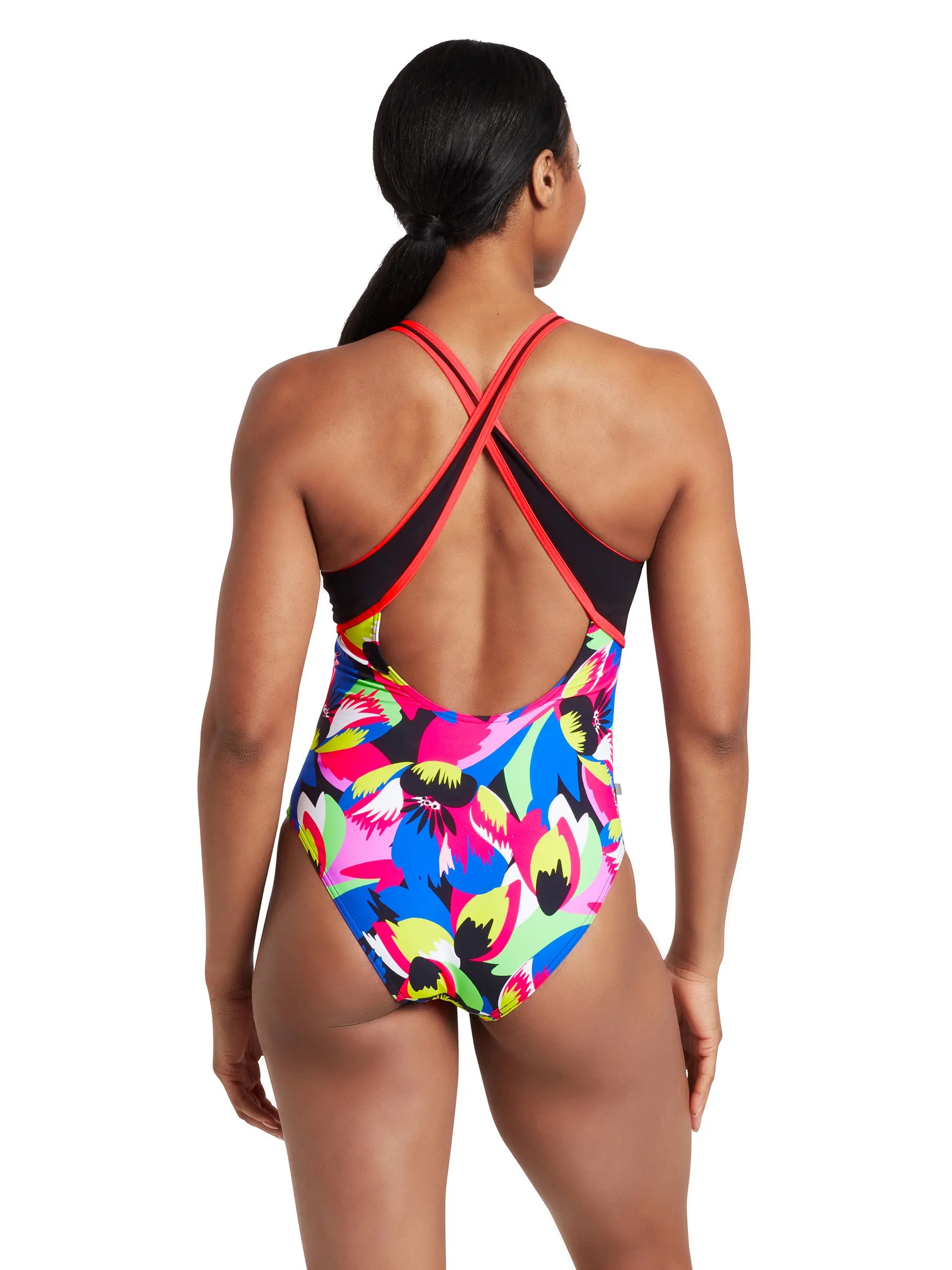 Zoggs Womens Ecofeel Crossback Thermal One Piece | Silver Lining | Swimwear Shack