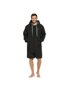 Zoggs Pool Parka Black — Fleece-Lined Swim Parka | Swimwear Shack